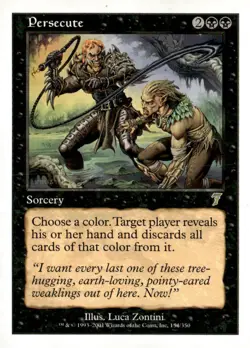 7th Edition #154 Persecute - Image 1