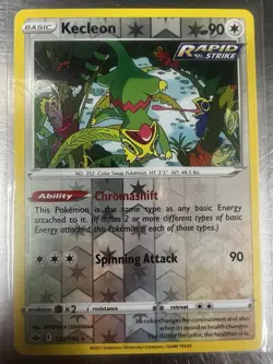 Pokemon TCG Chilling Reign Reverse Holo Kecleon 122/198 - Image 1