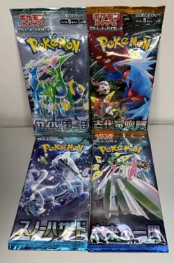 Pokemon booster lot of 4 sealed Packs: SV2P, SV4M, SV4K and SV5M Japanese - Image 1