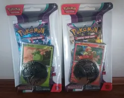 Pokemon TCG PALDEA EVOLVED GROWLITHE & SMOLIV Checklane Sealed Blister Packs 820650853319 - Image 1