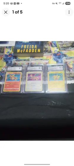 Pokemon Special Delivery Pikachu SWIRL, Charizard, Bidoof CGC 🔥READ DESCRIPTION - Image 1