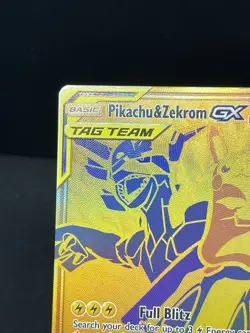 Pikachu & Zekrom GX Tag Team SM248 Promo Sun & Moon Pokemon 2021 - Image 5