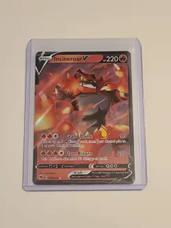 Pokemon TCG Incineroar V Champion's Path 008/073 Holo Ultra Rare (NM) - Image 1