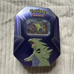 Pokemon TCG Tyranitar Triple Whammy Tin Factory Sealed - Image 1