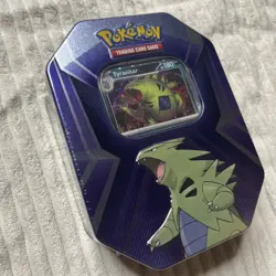 Pokemon TCG Tyranitar Triple Whammy Tin Factory Sealed - Image 3