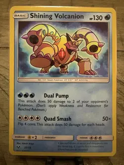 Shining Ho-Oh SM70 SM *Promo* (SMP) HOLO Pokemon TCG + Plus Volcanion Holo - Image 2