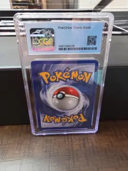 1999 Pokemon Base Set Unlimited Yellow Cheeks, #58 Pikachu, CGC - Image 1