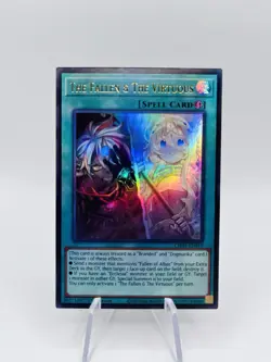 The Fallen & the Virtuous 1st Edition Ultra Rare CH01-EN019 Yugioh Tcg - Image 1