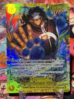 BARTHOLOMEW KUMA - One Piece OP12-119 - SEC Secret Rare - Legacy of the Master - Image 1