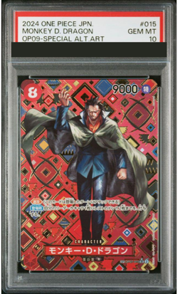 PSA 10 Monkey D. Dragon OP07-015 OP09-SP Emperors in the New World ONE PIECE JPN - Image 1
