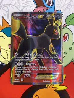 Pokemon TCG Fates Collide 2016 Full Art Holo Rare Card Umbreon EX 119/124 XY MP - Image 1