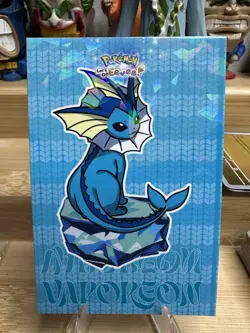 Vaporeon Crack Ice Pokemon Let’s Go Eevee! Card Database - Image 1
