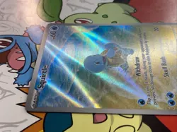 Pokemon TCG Squirtle 170/165 Scarlet & Violet 151 Illustration Rare Holo Card NM - Image 3