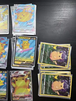Pokemon TCG Pikachu Celebrations Mixed Lot 25th Anniversary Holo Cards - Image 3