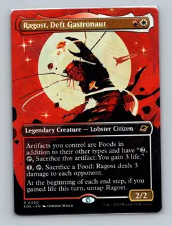 1x Ragost, Deft Gastronaut Borderless (0300) Edge of Eternities EOE MTG Magic NM - Image 1