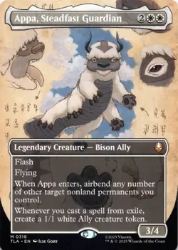 Appa, Steadfast Guardian (Borderless) Avatar: The Last Airbender Regular - Image 1