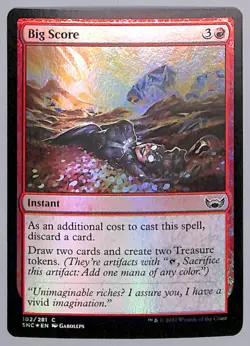 Big Score - Foil - 102 - Streets of New Capenna (SNC) MTG LP - Image 1