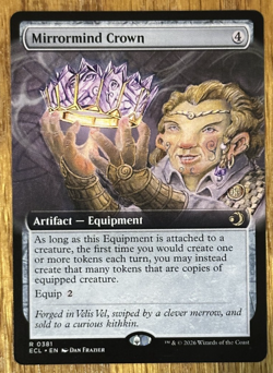 MTG: Lorwyn Eclipsed, Mirrormind Crown - Extended Art - Image 1