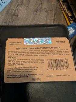 MTG Secret Lair Sealed Commander Deck: From Cute to Brute - NEW SEALED SLD - Image 2