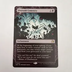 1x SHOWCASE OVERSOLD CEMETERY - Eldraine - MTG - Magic the Gathering - Image 1