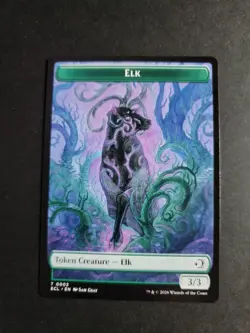 Elk / Oko, Shadowmoor Scion Token MTG Lorwyn Eclipsed - Image 1