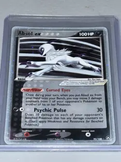 Pokemon TCG Absol EX 92/108 2007 Power Keepers Holo Card - Image 1