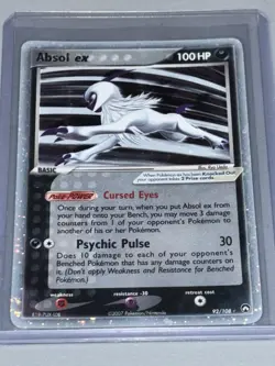 Pokemon TCG Absol EX 92/108 2007 Power Keepers Holo Card - Image 2