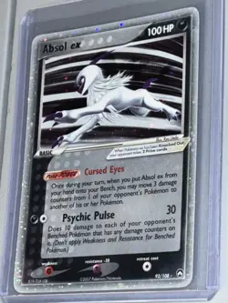 Pokemon TCG Absol EX 92/108 2007 Power Keepers Holo Card - Image 3