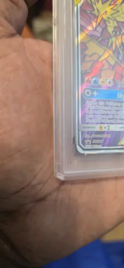 2019 Pokemon Moltres & Zapdos & Articuno GX ETB Promo SM210 (Damaged Slab) - Image 3