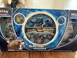 Pokemon Blastoise GX Premium Collection Box Sealed Pin Coin Promos 2019 - Image 2
