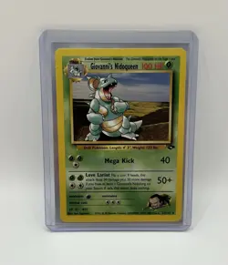 Giovanni's Nidoqueen - 23/132 - Rare Unlimited Gym Challenge - Pokemon TCG WOTC - Image 3