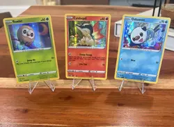 Pokemon Sword & Shield PROMOS Rowlet Cyndaquil and Oshawott SWSH220-222 - Image 1