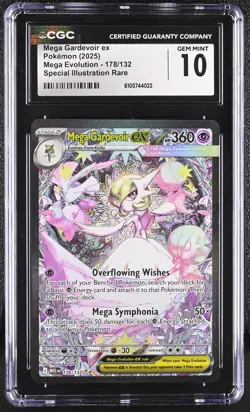 CGC 10 Mega Gardevoir EX 178/132 Evolution Special Illustration Rare POKEMON - Image 1