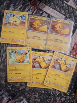 Pikachu #51/162 Cosmos Holo Pokemon Temporal Forces - Image 1