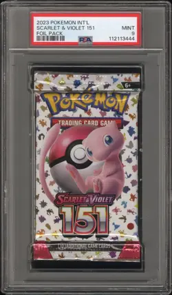 PSA 9 Foil Pack International Scarlet & Violet 151 Mew POKEMON - Image 1