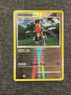 Garchomp 9/123 Mysterious Treasures Reverse Holo Pokemon TCG - Image 1