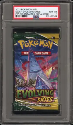 PSA 8 Foil Pack International Evolving Skies Gigantamax Duraludon POKEMON - Image 1