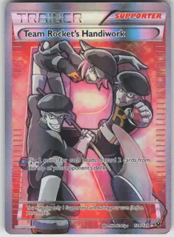 Pokemon TCG Team Rocket's Handiwork (Full Art) Ultra Rare XY - Fates Collide 124 - Image 1