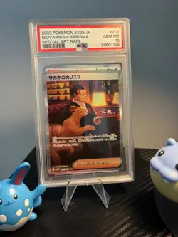 PSA 10 Giovanni's Charisma 207/165 Pokemon SV2a 151 Japanese 2023 Gem Mint - Image 1
