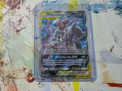 Pokemon TCG Mewtwo & Mew GX SM191 Black Star Promo Holo NM - Image 1