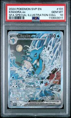 PSA 10 Kingdra EX 131 SVP Shrouded Fable Special Illustration Collection POKEMON - Image 1