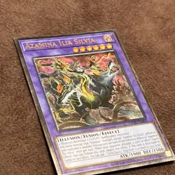 Yu-Gi-Oh Azamina Ilia Silvia Ultimate Rare Card OP28-EN003 LP - Image 3