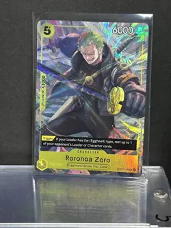 One Piece Promotion Cards #OP07-113 Roronoa Zoro (Illustration Box Vol.3) - Image 1