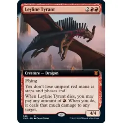 LEYLINE TYRANT (EXTENDED ART) Zendikar Rising ZNR Magic MTG MINT CARD - Image 1