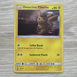 Pokemon TCG Detective Pikachu SM190 Promo Holo Card NM Condition - Image 1
