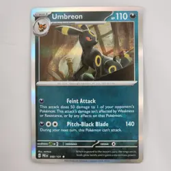 Umbreon 59/131 Holo Rare Prismatic Evolutions Card 59/131 Pokemon TCG 2025 Mint - Image 1