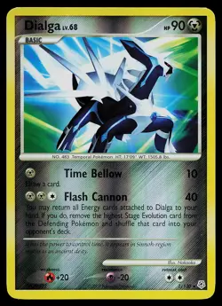 Pokemon Card - Dialga Diamond and Pearl 1/130 Reverse Holo Rare - Image 1