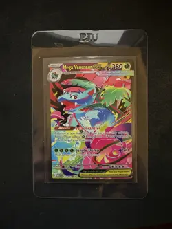 Pokemon TCG Mega Venusaur EX Card 177/132 Mega Evolution Sir - Image 1