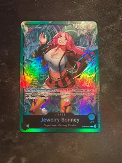 Jewelry Bonney -OP07-019 - Leader Holo - One Piece Card Game N/M - Image 1
