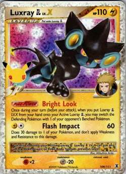 Luxray GL LV.X 109/111 Celebrations: Classic Collection - Pokemon Card - NM - Image 1